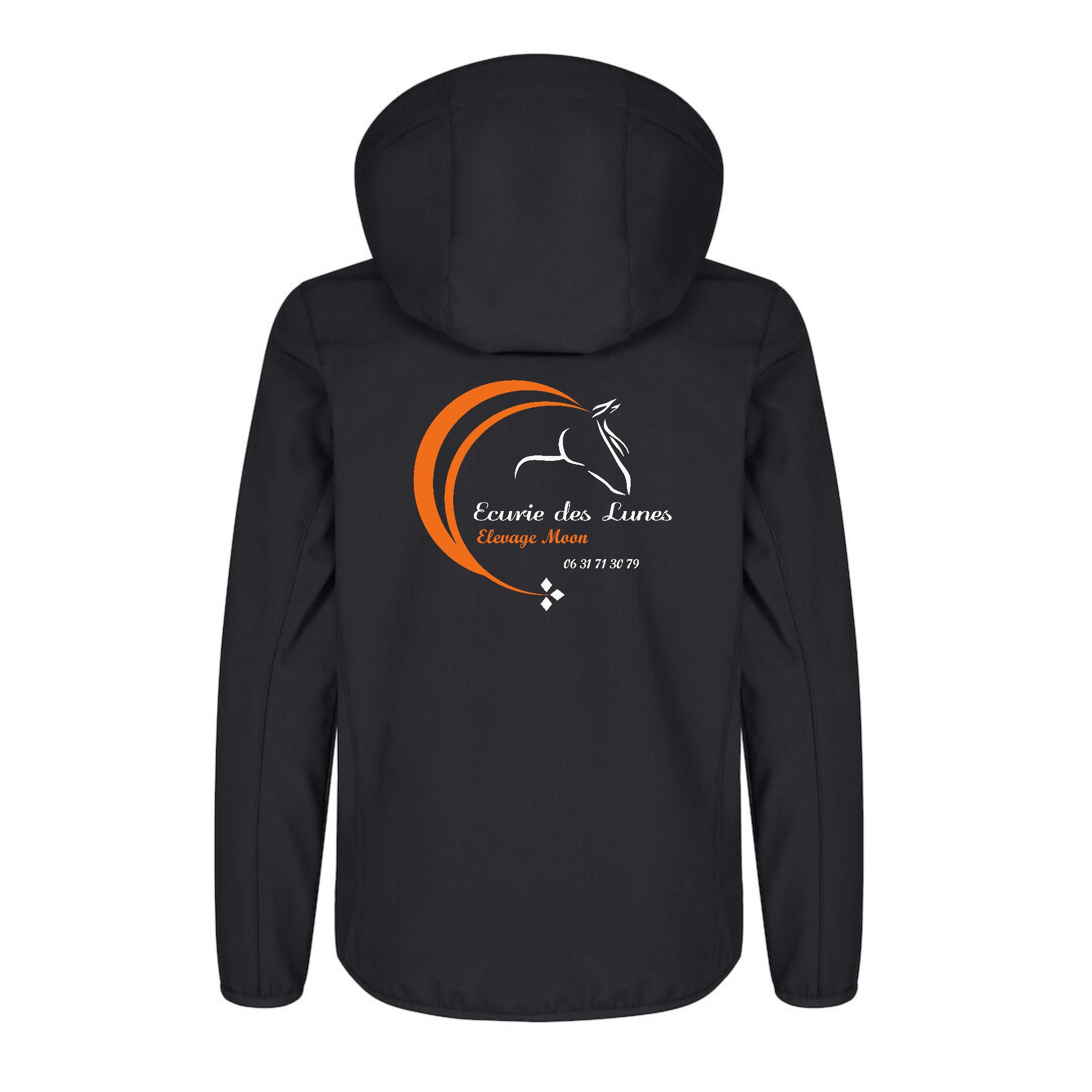 SOFTSHELL "Classic" (enfant) - Ecurie des lunes Elevage moon - Noir - 0200909 – Image 3