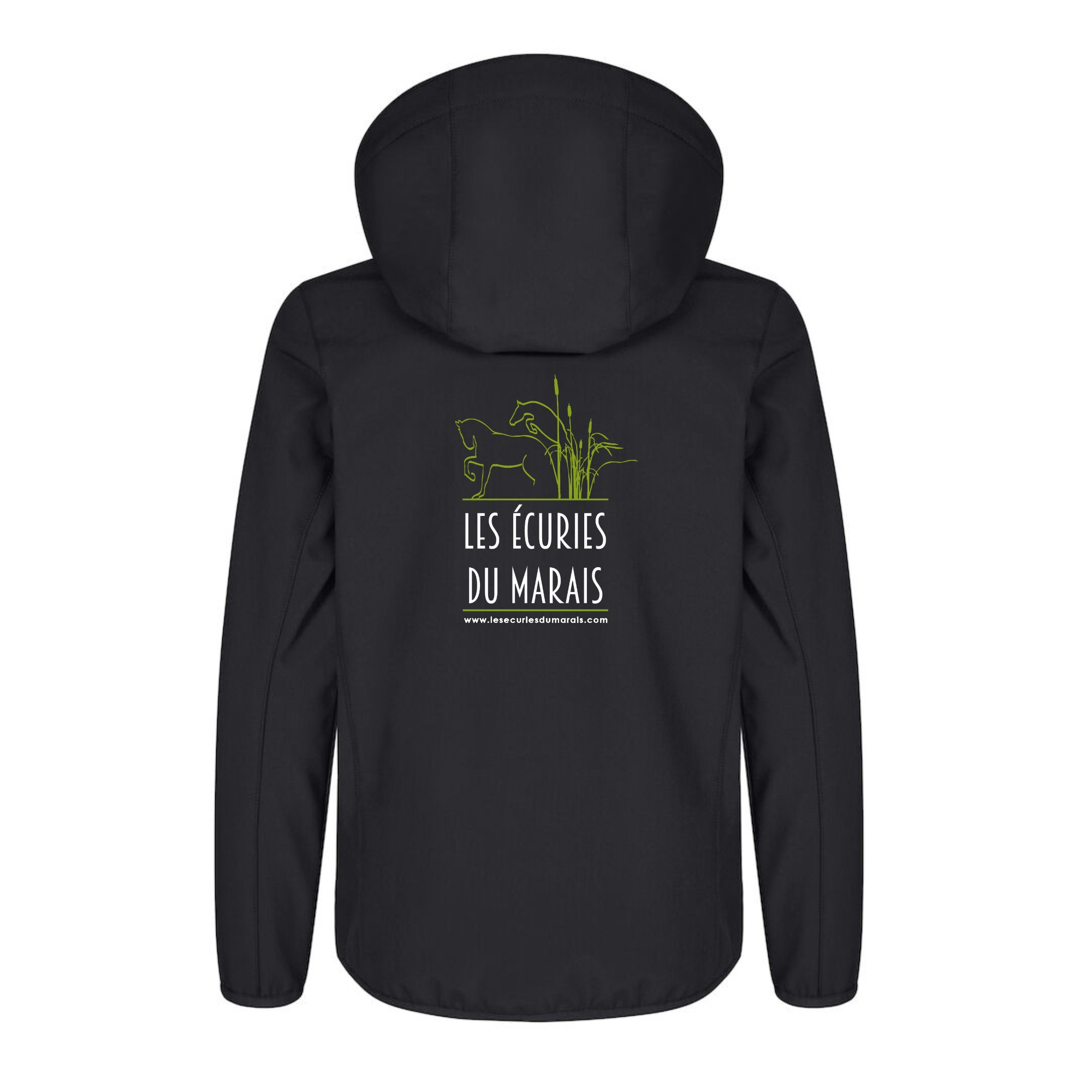 SOFTSHELL "Classic" (enfant) - Les Ecuries du Marais - Noir - 0200909 – Image 3
