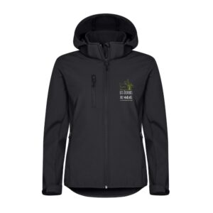 SOFTSHELL "Classic" (femme) – Les Ecuries du Marais - Noir - 0200917