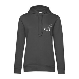 SWEAT A CAPUCHE (femme) – Räm's Haff - Gris Anthracite - BCW34B