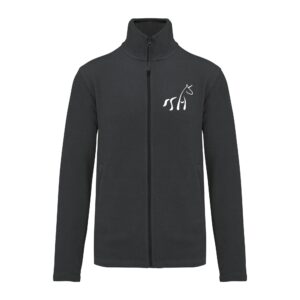 Veste micropolaire zippée (femme) – Räm's Haff - Gris Anthracite – K907
