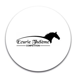 STICKER ROND - SARL ÉLEVAGE DE LA FÉE THELEME - STI001