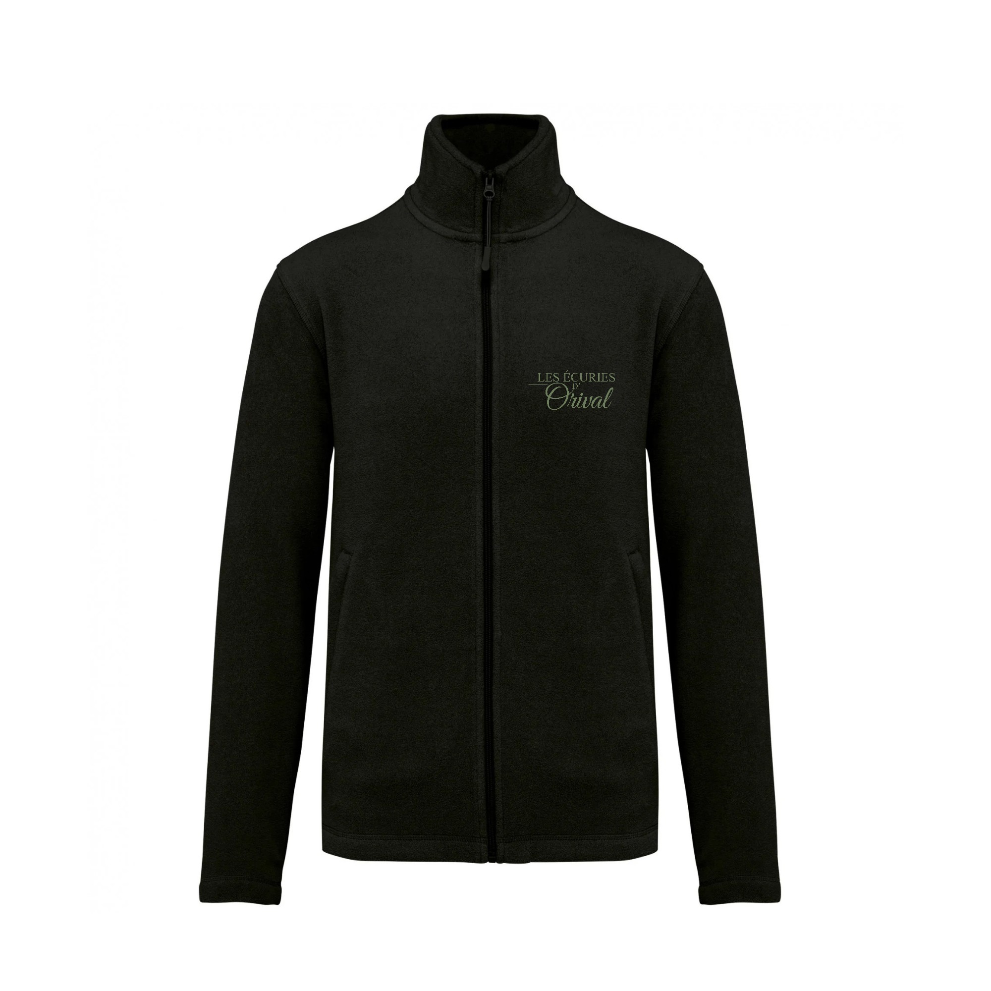 Veste micropolaire zippée (enfant) – SASU LES ECURIES D'ORIVAL - Noir – K920