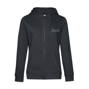 SWEAT ZIPPÉ (femme) - JADE - Gris Anthracite - BCW03Q