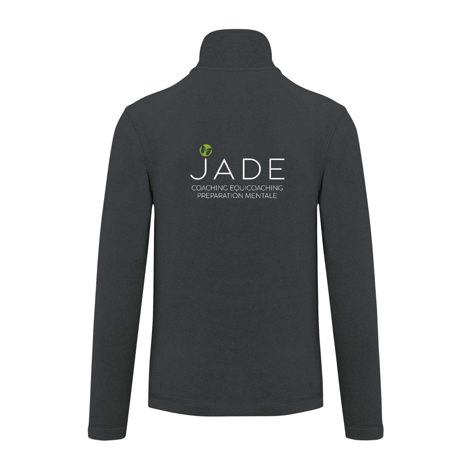 Veste micropolaire zippée (femme) – JADE - Gris Anthracite – K907 – Image 3
