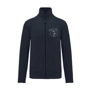 Veste micropolaire zippée (enfant) – Ô Pré du Fleur - Navy – K920