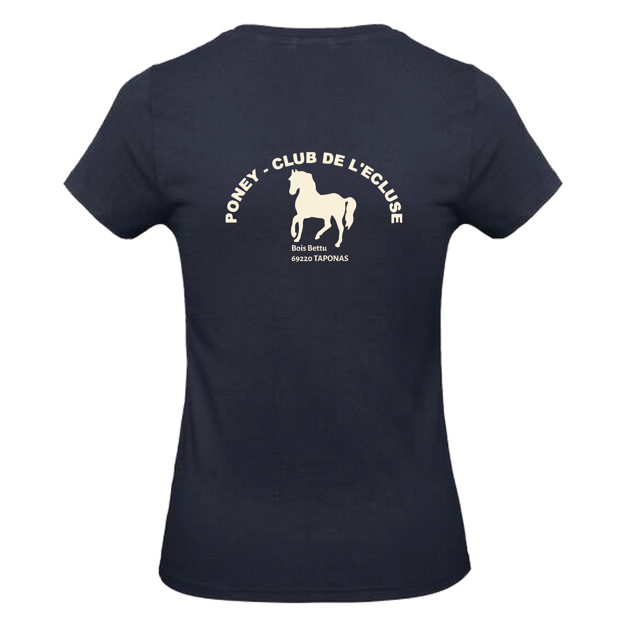 T-SHIRT (femme) - Poney Club de l'Ecluse - BC04T – Image 3