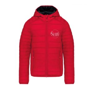 DOUDOUNE AVEC MANCHES ET CAPUCHE (enfant) - Sellerie du haut béarn - Rouge - K6112
