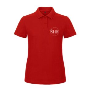 Polo premium (femme) - Sellerie du haut béarn - Rouge - BCW463
