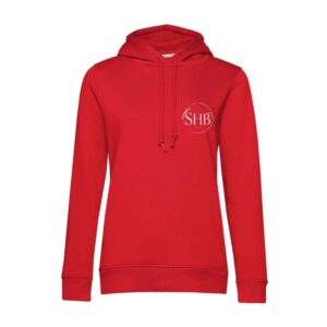 SWEAT A CAPUCHE (femme) – Sellerie du haut béarn - Rouge - BCW34B