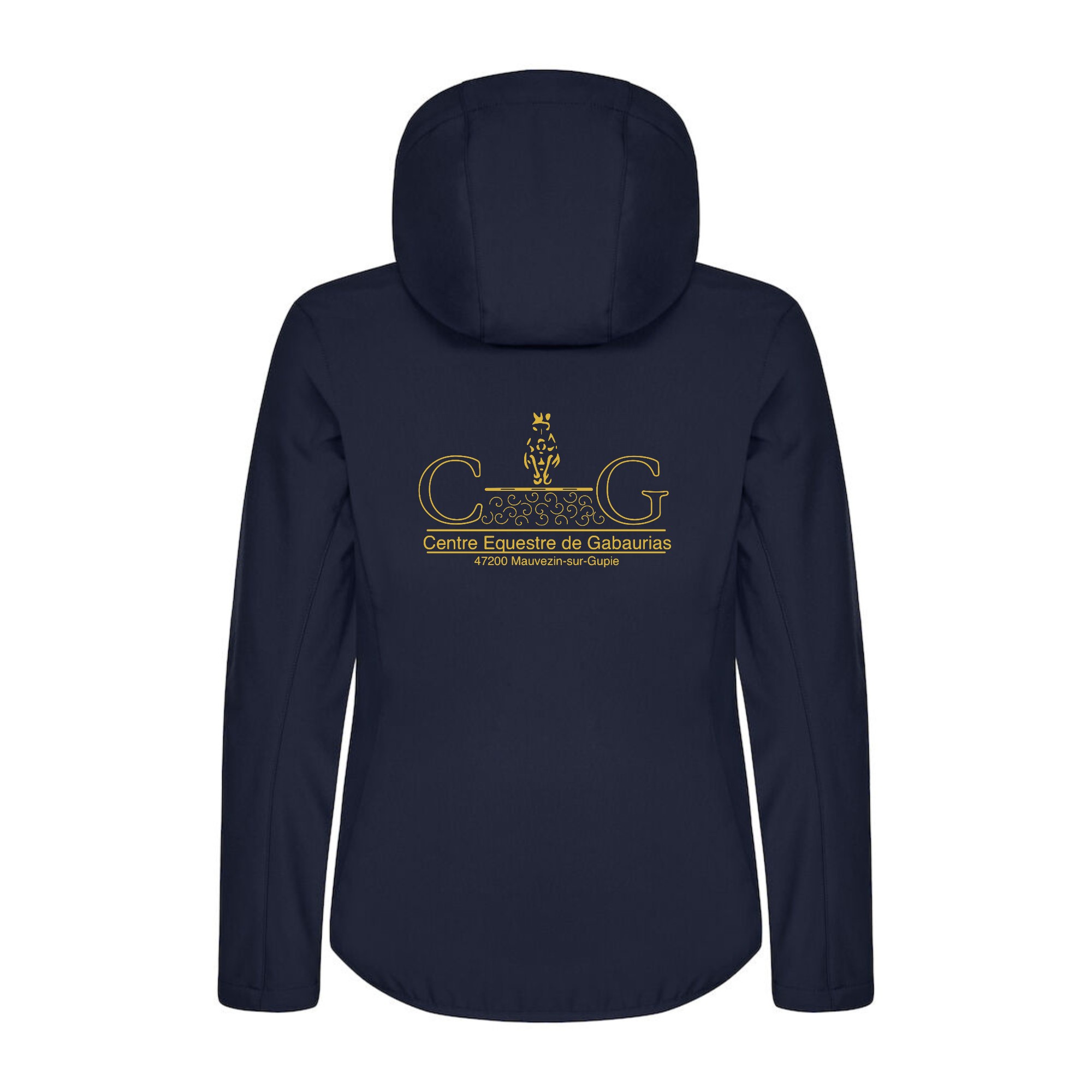 SOFTSHELL "Classic" (femme) - Centre Equestre de Gabaurias - Navy - 0200917 – Image 3