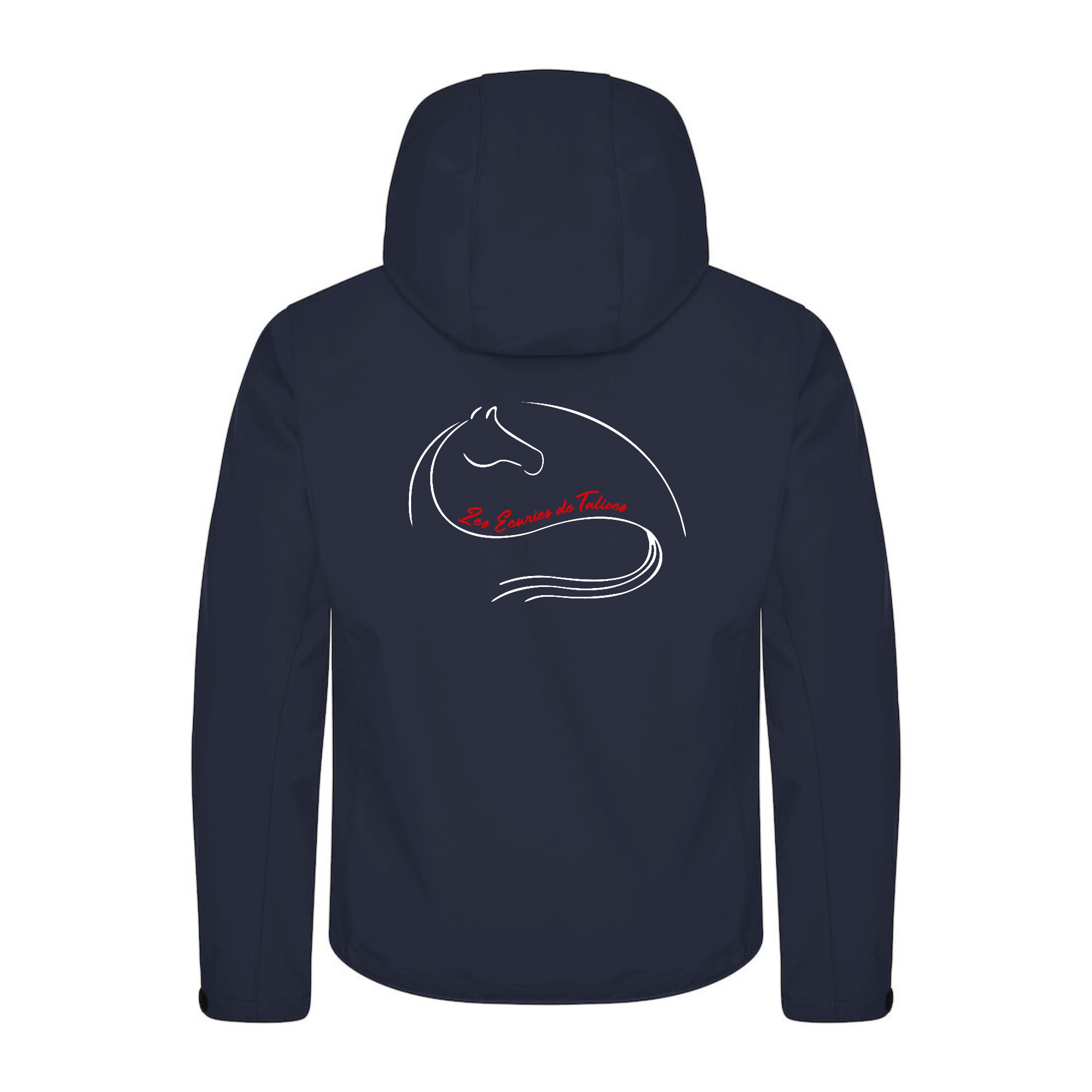 SOFTSHELL "Classic" (homme) - Les Ecuries de Talives - Navy - 0200912 – Image 3