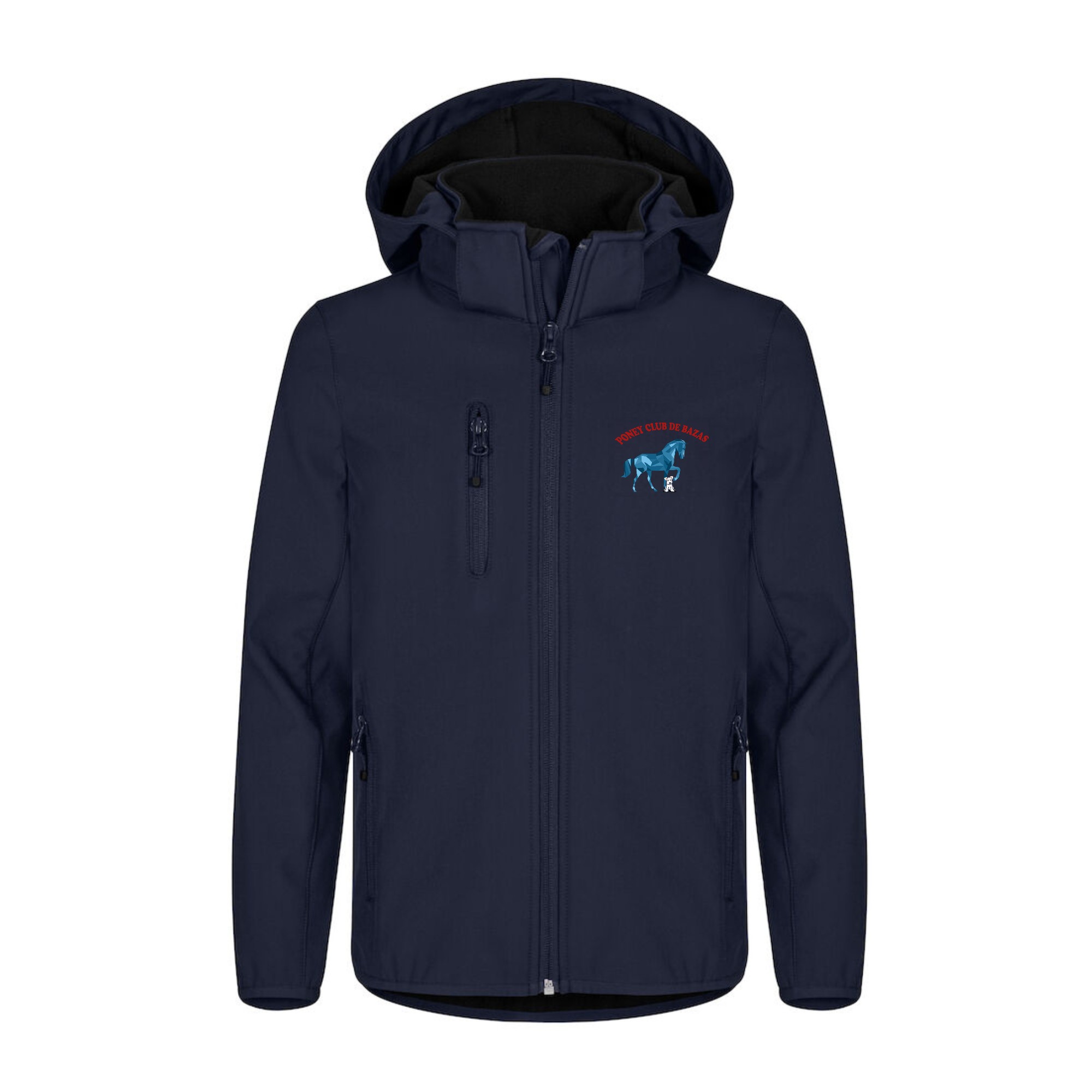 SOFTSHELL "Classic" (enfant) - Poney club de Bazas - Navy - 0200909