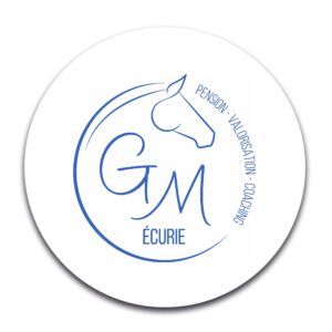 STICKER ROND - Ecurie GM - Garance Mahé - STI001