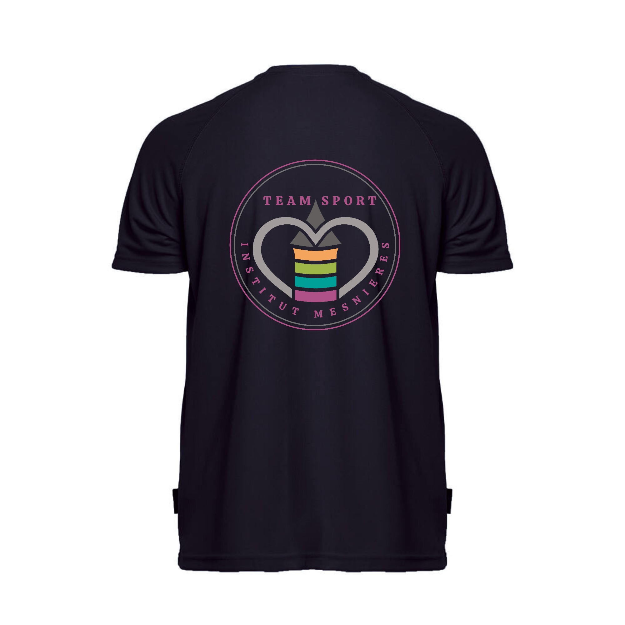 T-Shirt respirant (enfant) - Team Sport - Navy - IB302 – Image 3