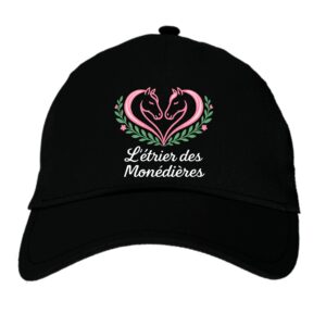CASQUETTE - Étrier des Monédières - Noir - BF015