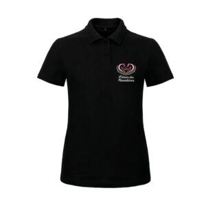 POLO (femme) - Étrier des Monédières - Noir - BCI1F