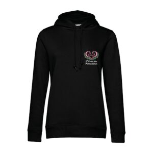 SWEAT A CAPUCHE (femme) – Étrier des Monédières - Noir - BCW34B