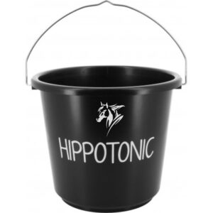 Seau d'écurie Hippo-Tonic 12L - Centre Equestre du Marais (39) - Noir - 704084