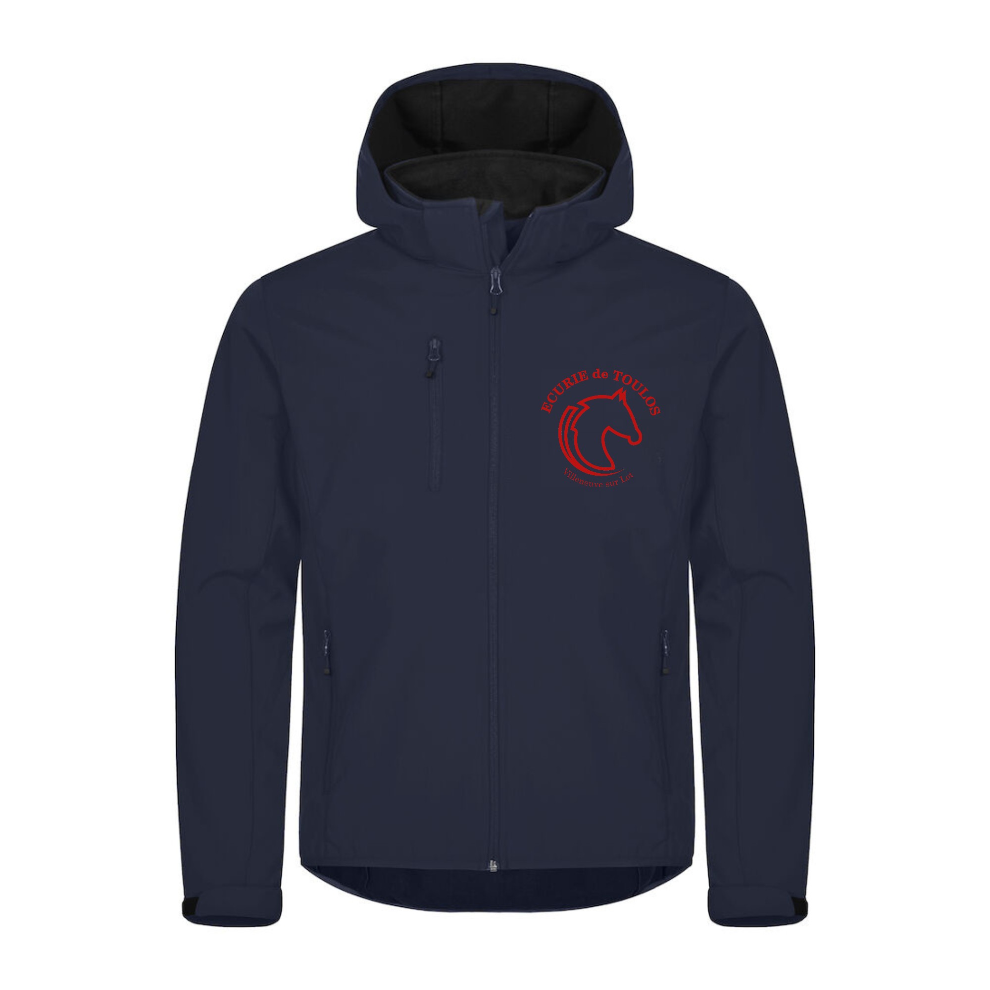 SOFTSHELL "Classic" (homme) - Les Cavaliers de Toulos - Navy - 0200912