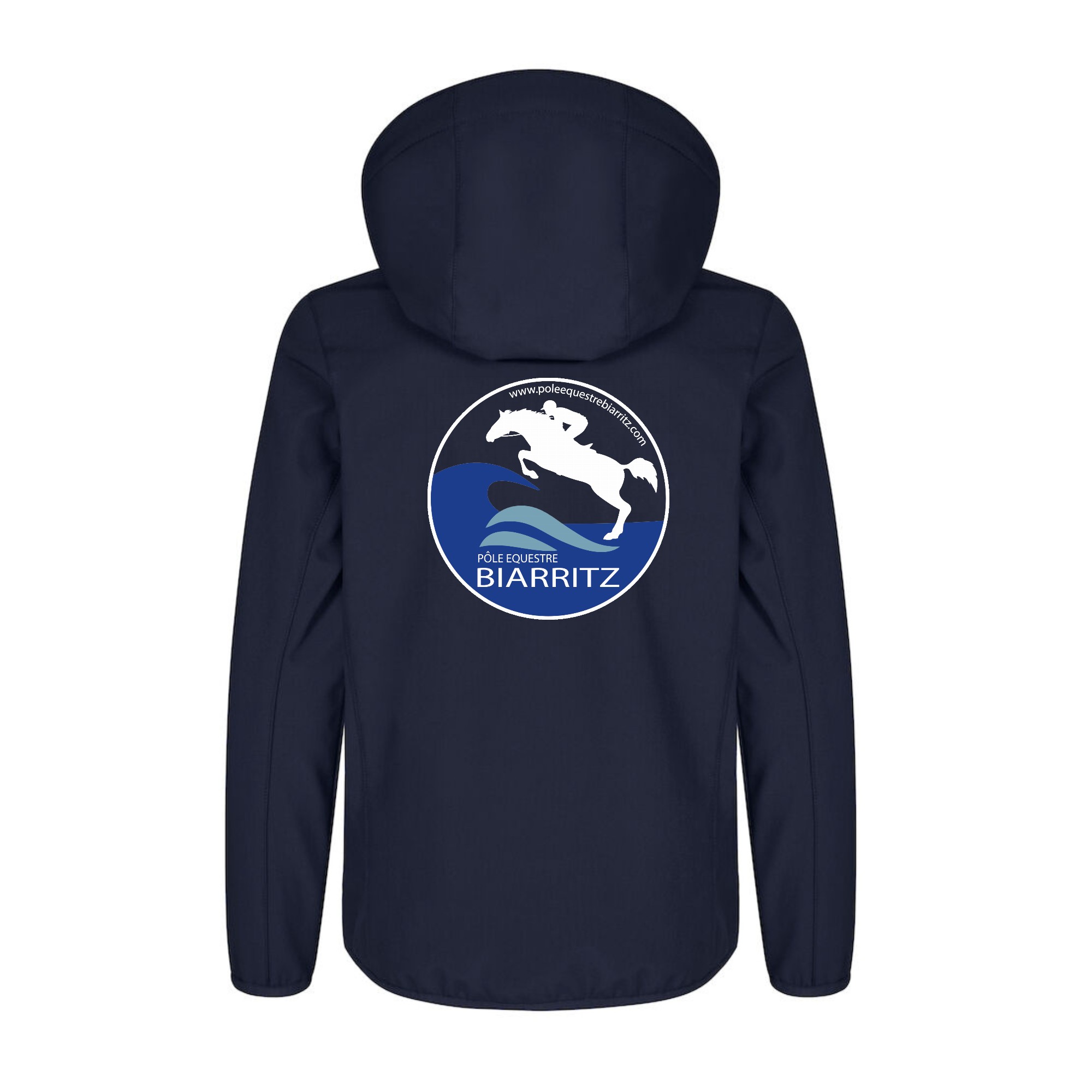 SOFTSHELL "Classic" (enfant) - LES ECURIES DE LA VALLEE HEUREUSE / EVH FORMATION - Navy - 0200909 – Image 3