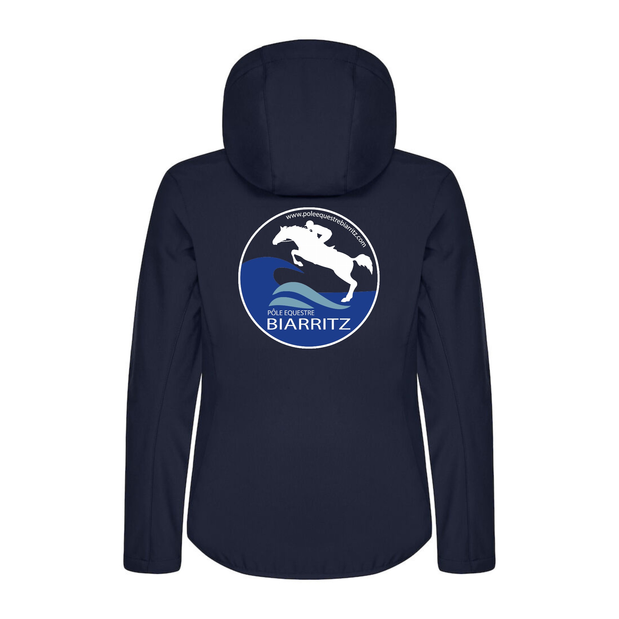 SOFTSHELL "Classic" (femme) - Pole Équestre de Biarritz - Navy - 0200917 – Image 3