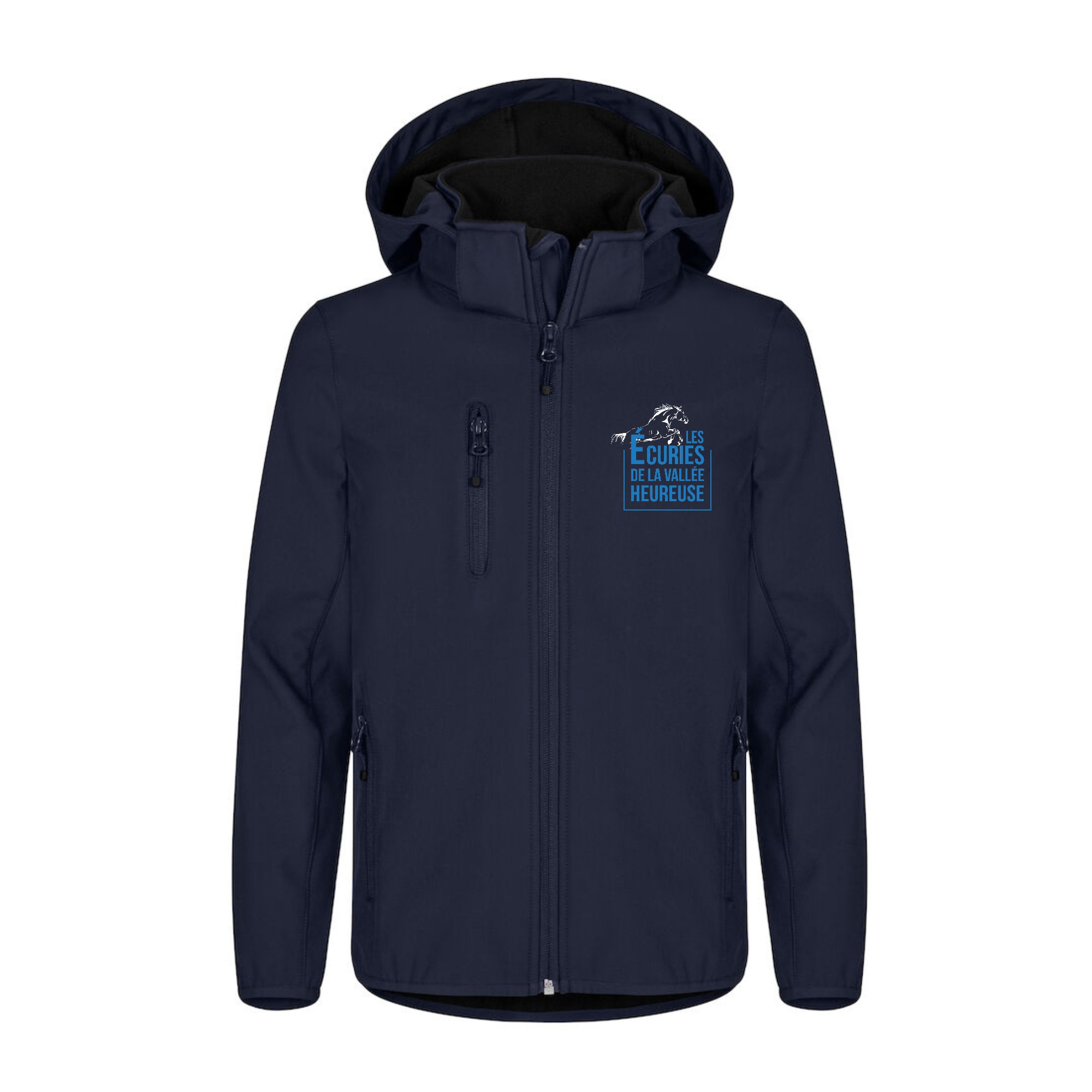 SOFTSHELL "Classic" (enfant) - LES ECURIES DE LA VALLEE HEUREUSE / EVH FORMATION - Navy - 0200909