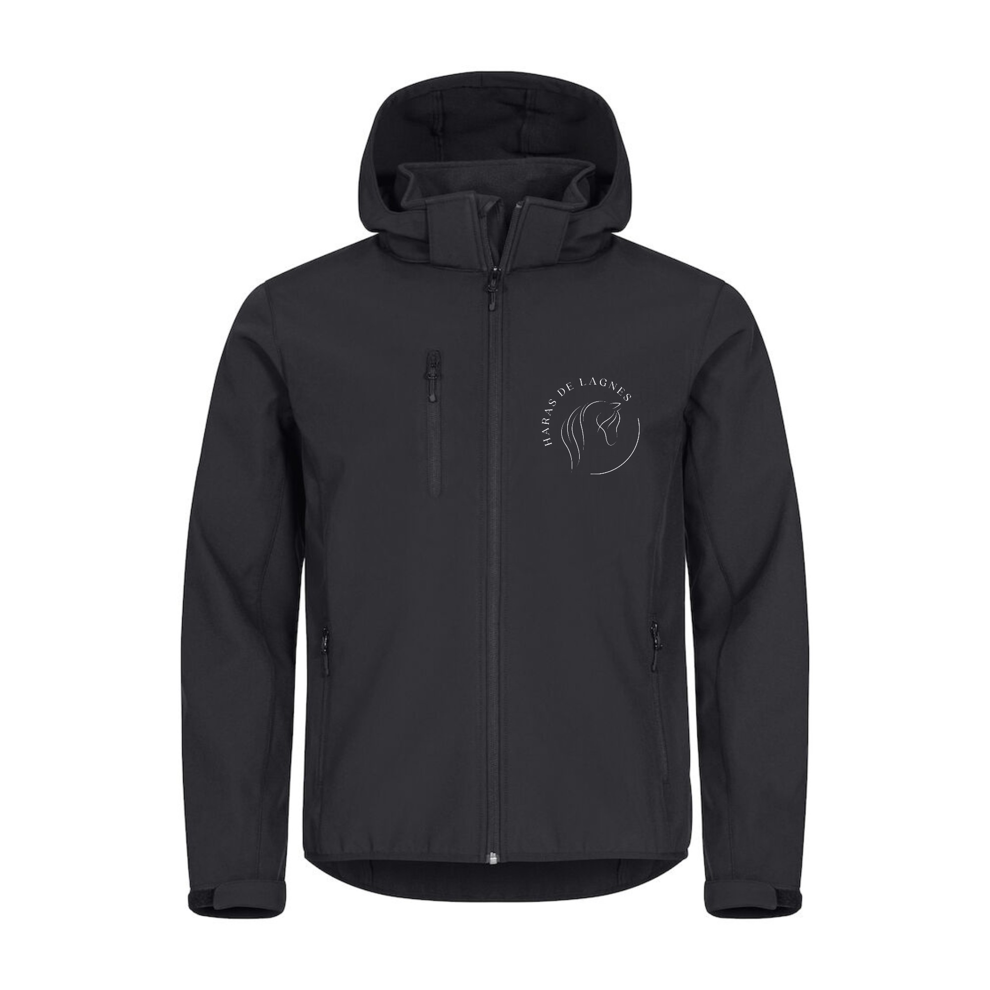 SOFTSHELL "Classic" (homme) - Haras de Lagnes - Noir - 0200912
