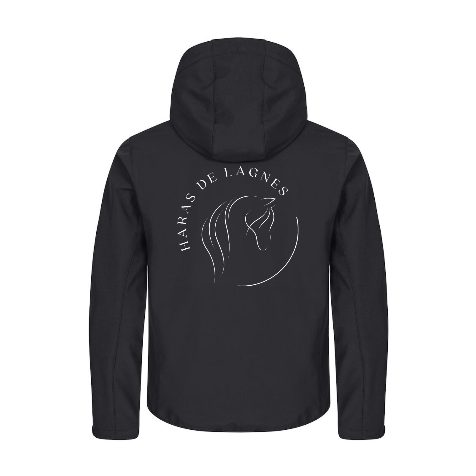 SOFTSHELL "Classic" (homme) - Haras de Lagnes - Noir - 0200912 – Image 3