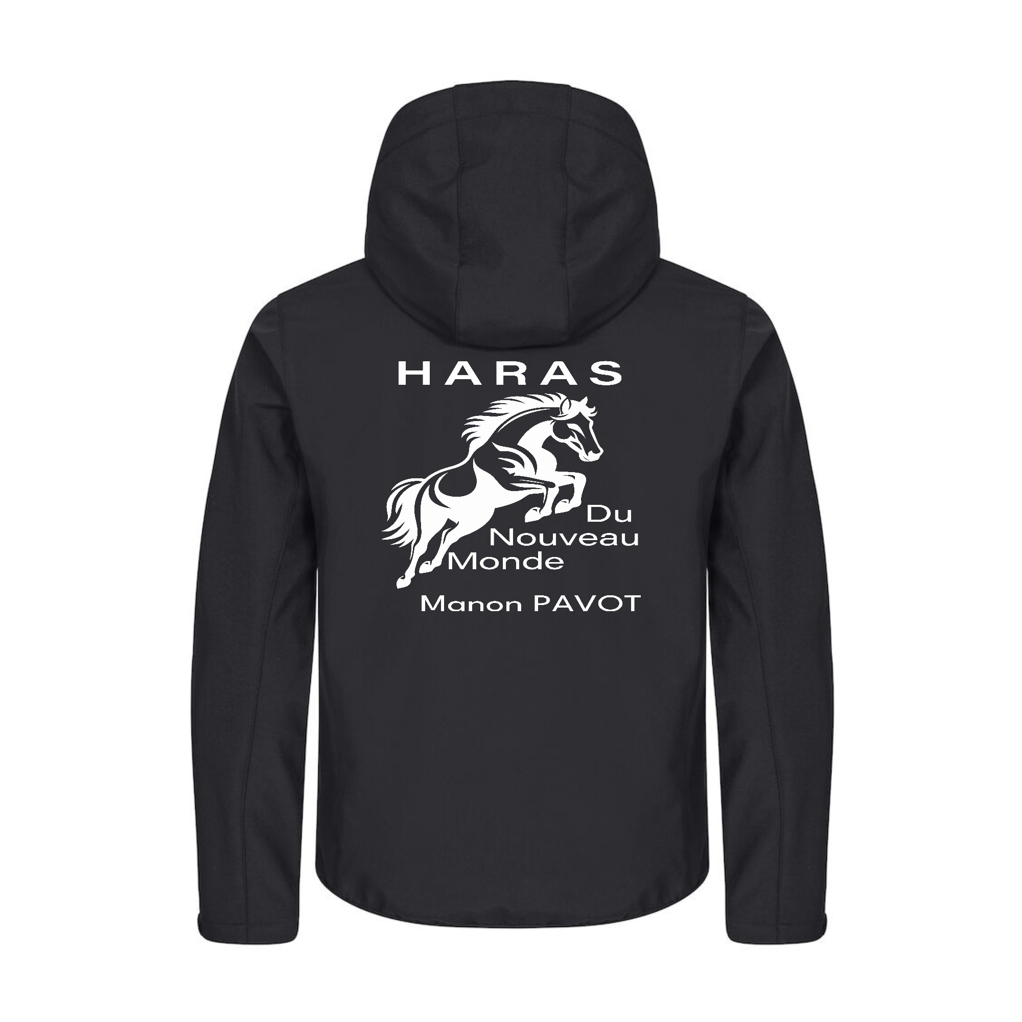 SOFTSHELL "Classic" (homme) - Haras du nouveau monde - Noir - 0200912 – Image 3