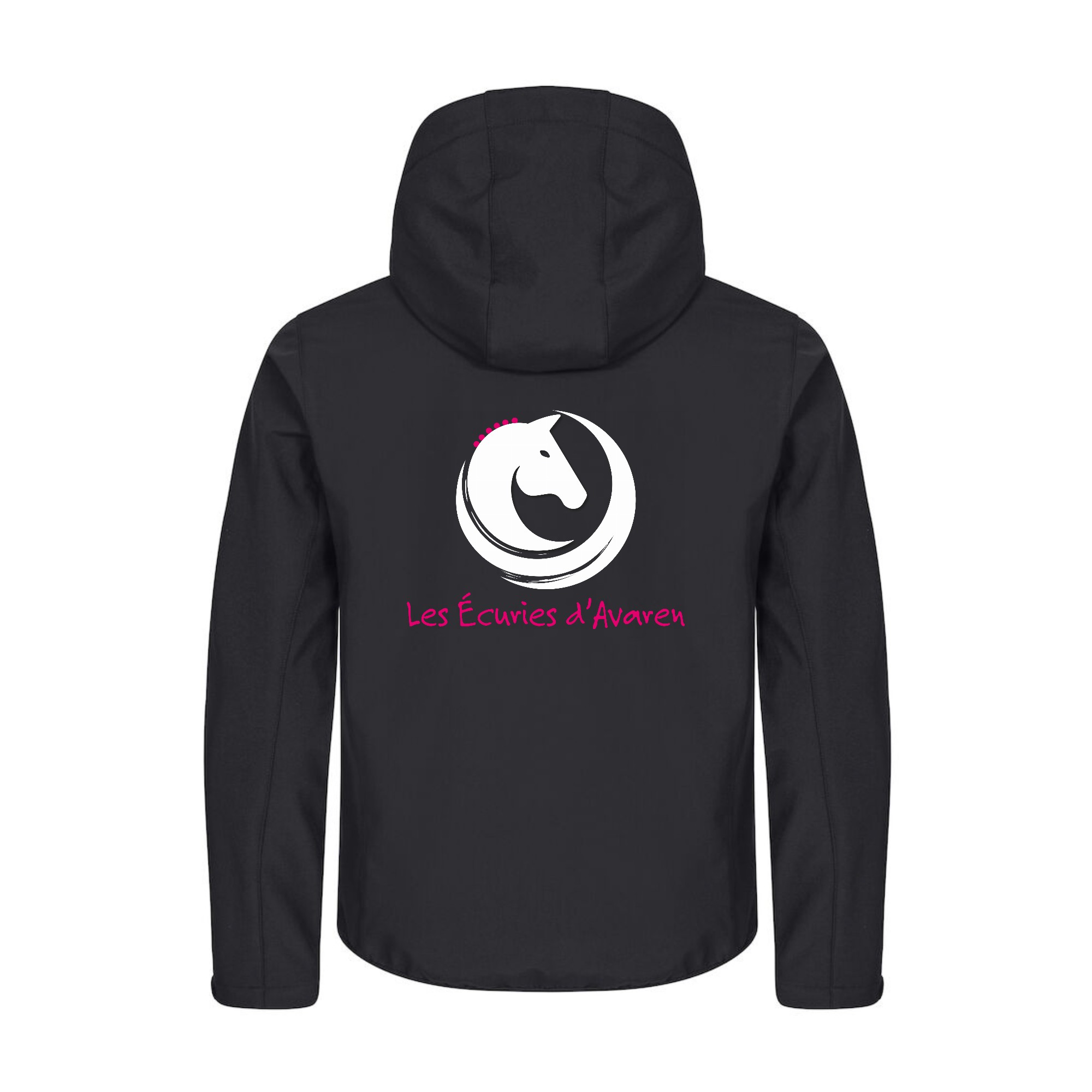 SOFTSHELL "Classic" (homme) - Les Ecuries d'Avaren - Noir - 0200912 – Image 3