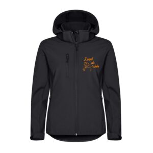 SOFTSHELL "Classic" (femme) - L'équit de Lulu - Noir - 0200917