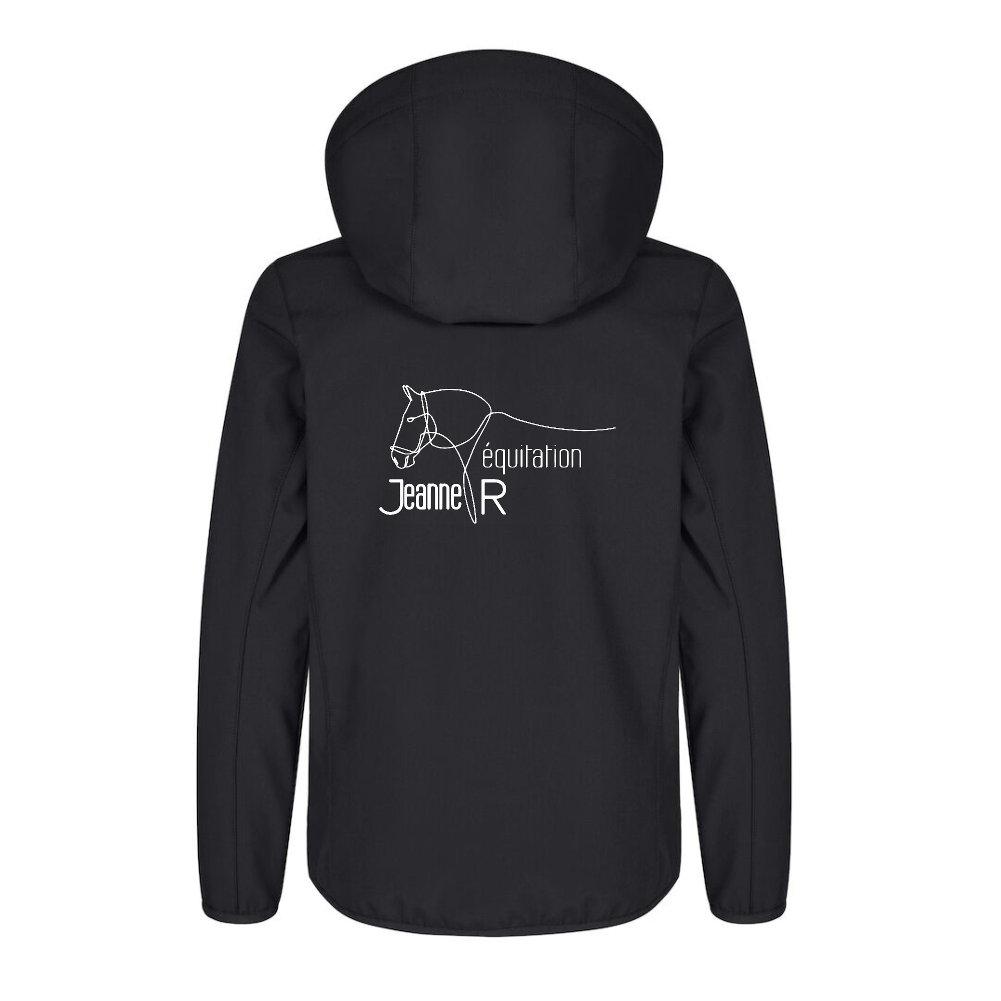 SOFTSHELL "Classic" (enfant) - Ecurie Jeanne Rapp - Noir - 0200909 – Image 3