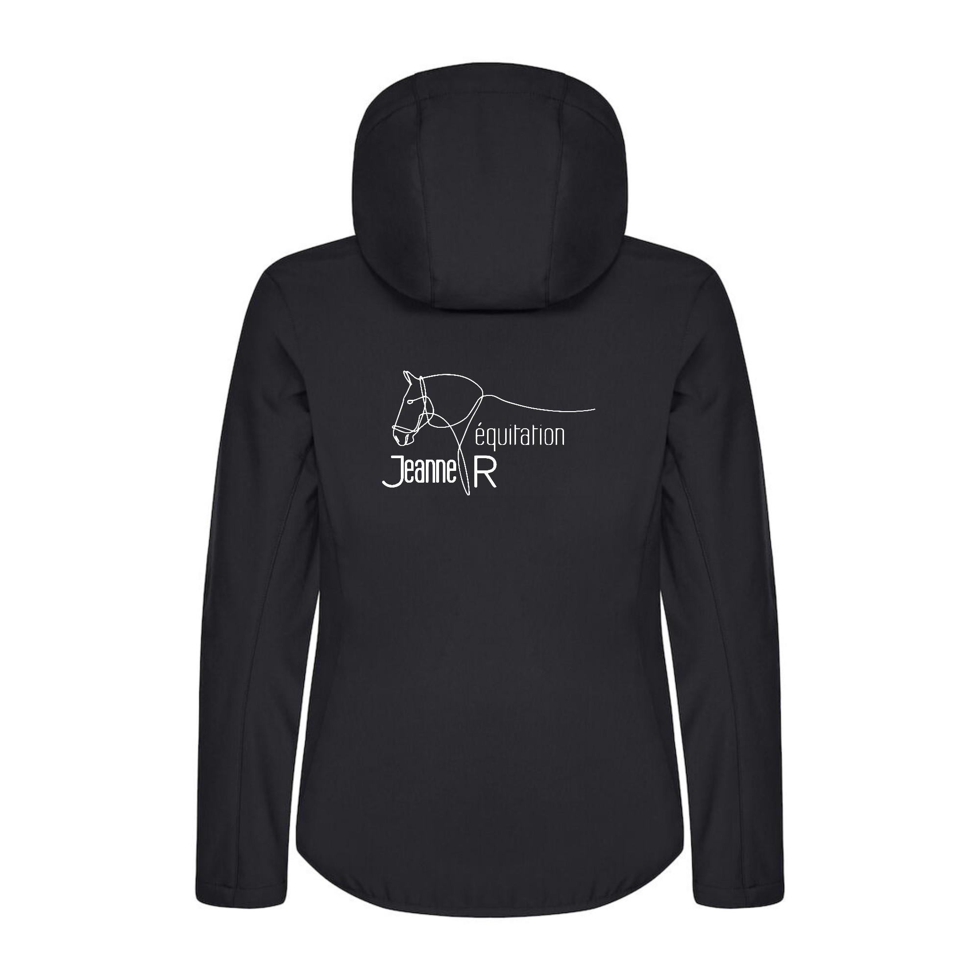 SOFTSHELL "Classic" (femme) - Ecurie Jeanne Rapp - Noir - 0200917 – Image 3