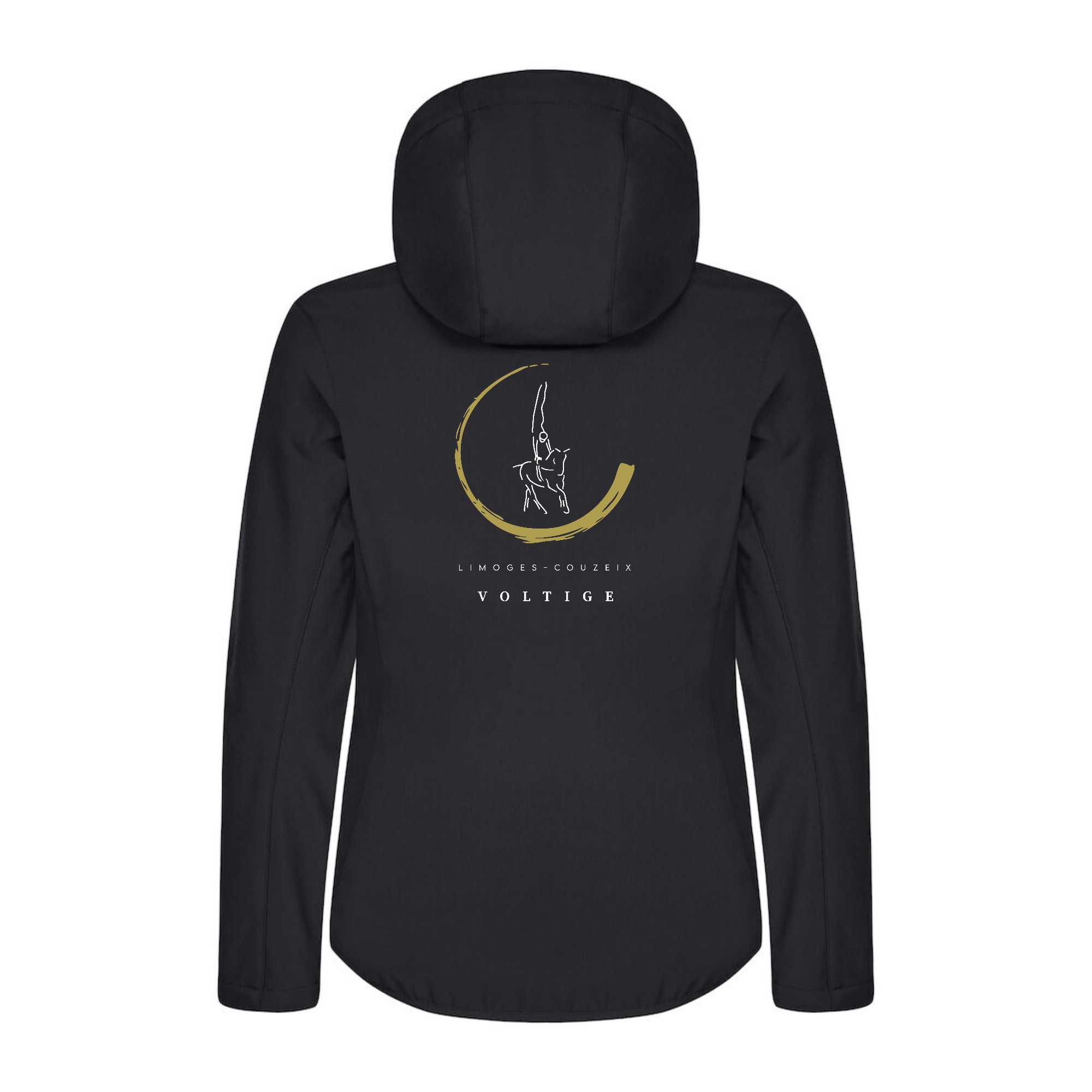 SOFTSHELL "Classic" (femme) - Limoges Couzeix Voltige - Noir - 0200917 – Image 3
