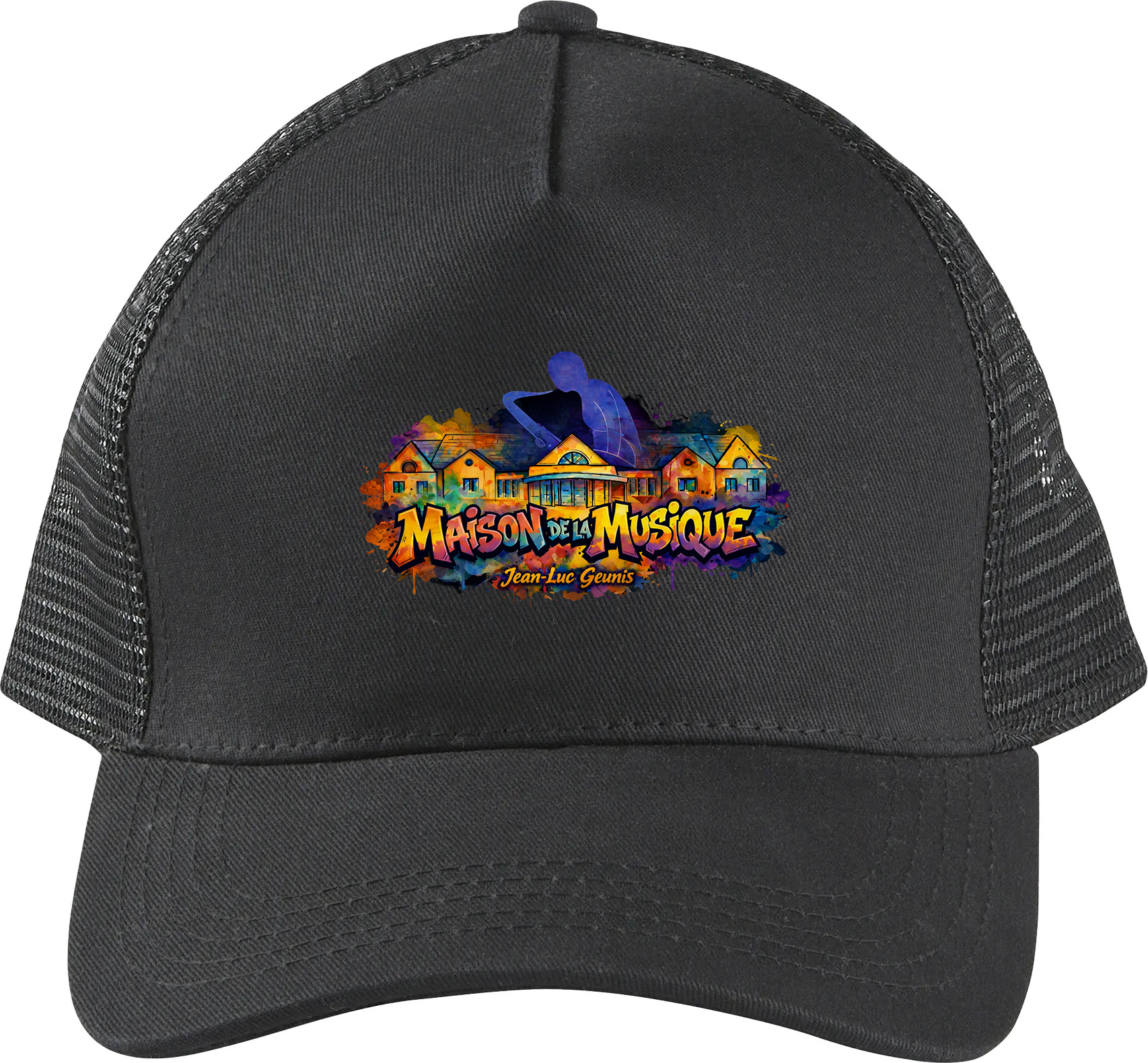 CASQUETTE BLINK - Harmonie Municipale de la Ferté Saint Aubin - Noir - 04451
