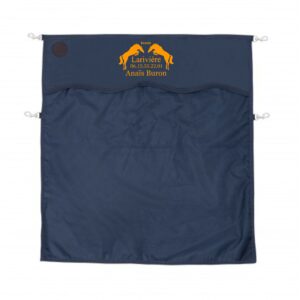 Rideau ou porte de box EQUITHÈME Premium - Ecurie Lariviere - Navy - RP001