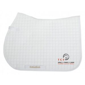 Tapis de selle Back on Track No.1 - Mixte - Centre Hippique du Touring Club de France - Blanc - B21380