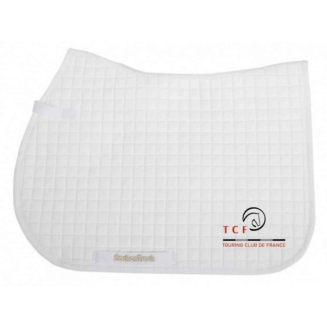 Tapis de selle Back on Track No.1 - Mixte - Centre Hippique du Touring Club de France - Blanc - B21380