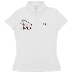 Polo de concours Riding World Roxane (Enfant) - Les écuries MD - Blanc - 962128
