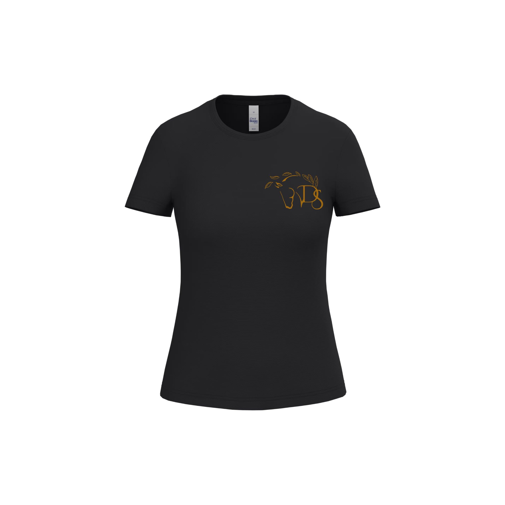 T-Shirt respirant (femme) - Les écuries Delescluse - Noir - IB301