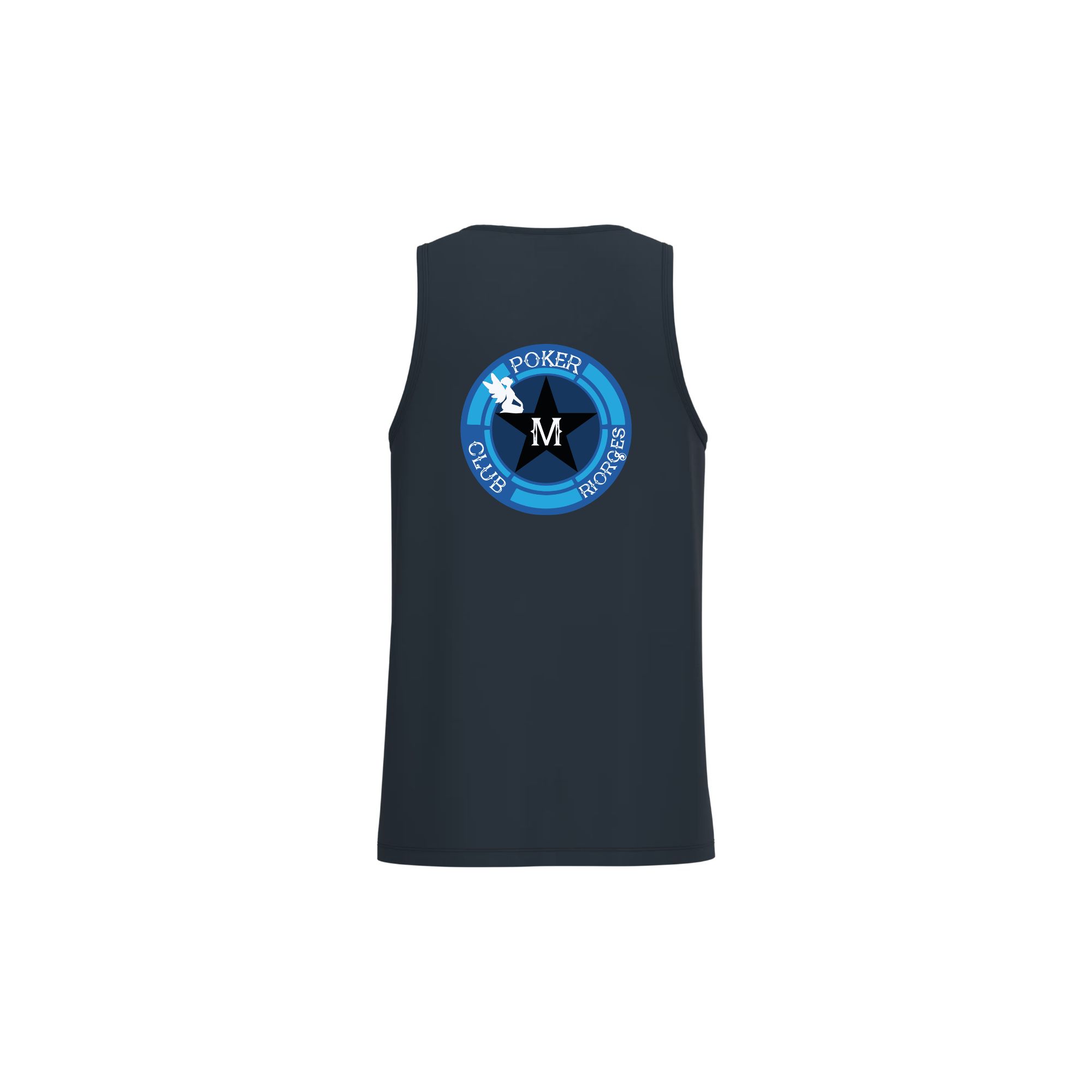 DEBARDEUR (homme) - M POKER CLUB RIORGES - Navy - K3023IC – Image 3