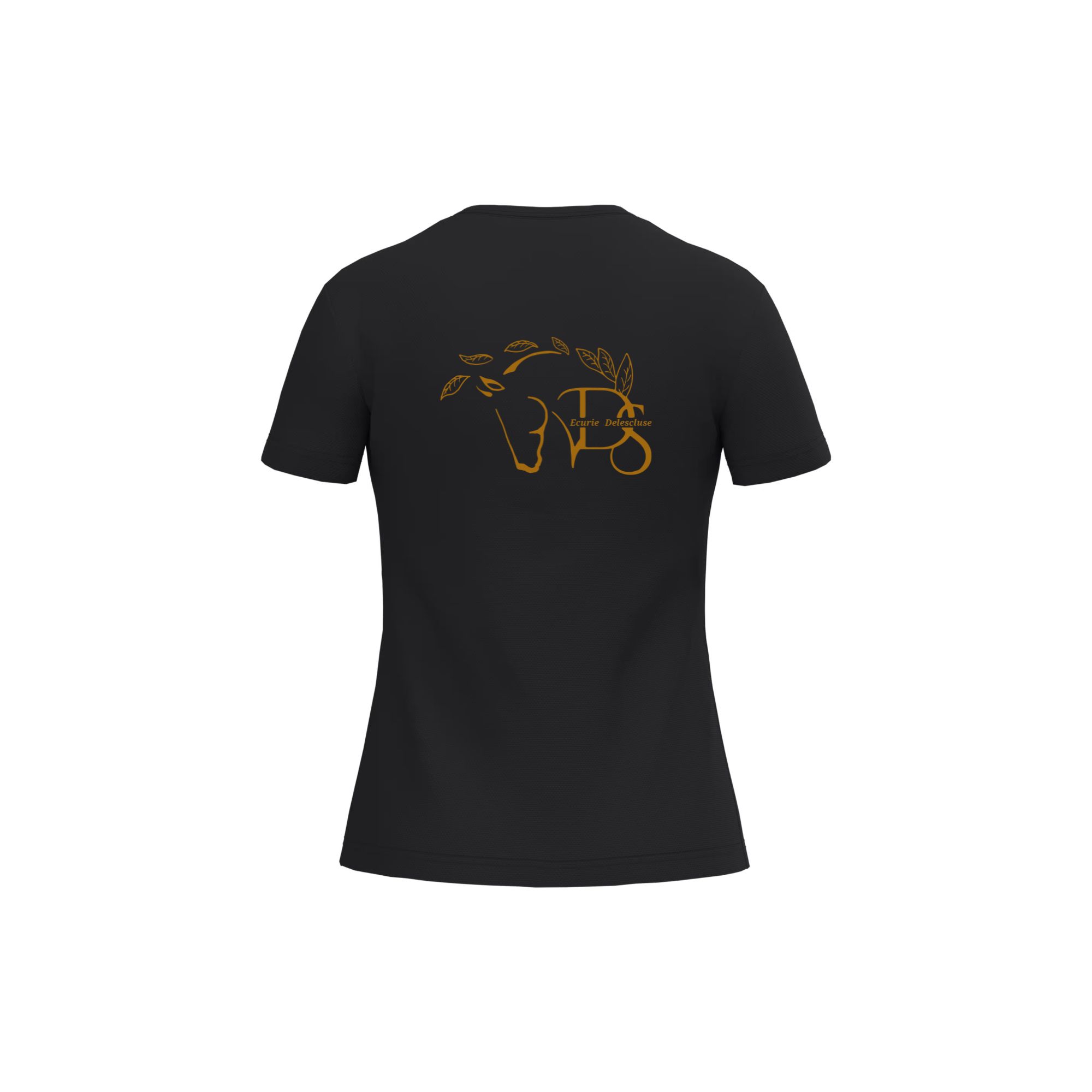 T-Shirt respirant (femme) - Les écuries Delescluse - Noir - IB301 – Image 3