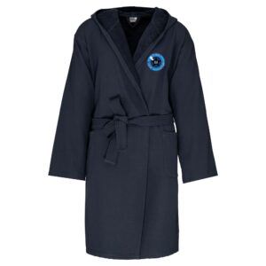 Peignoir de bain à capuche (unisexe) - M POKER CLUB RIORGES - Navy - k410