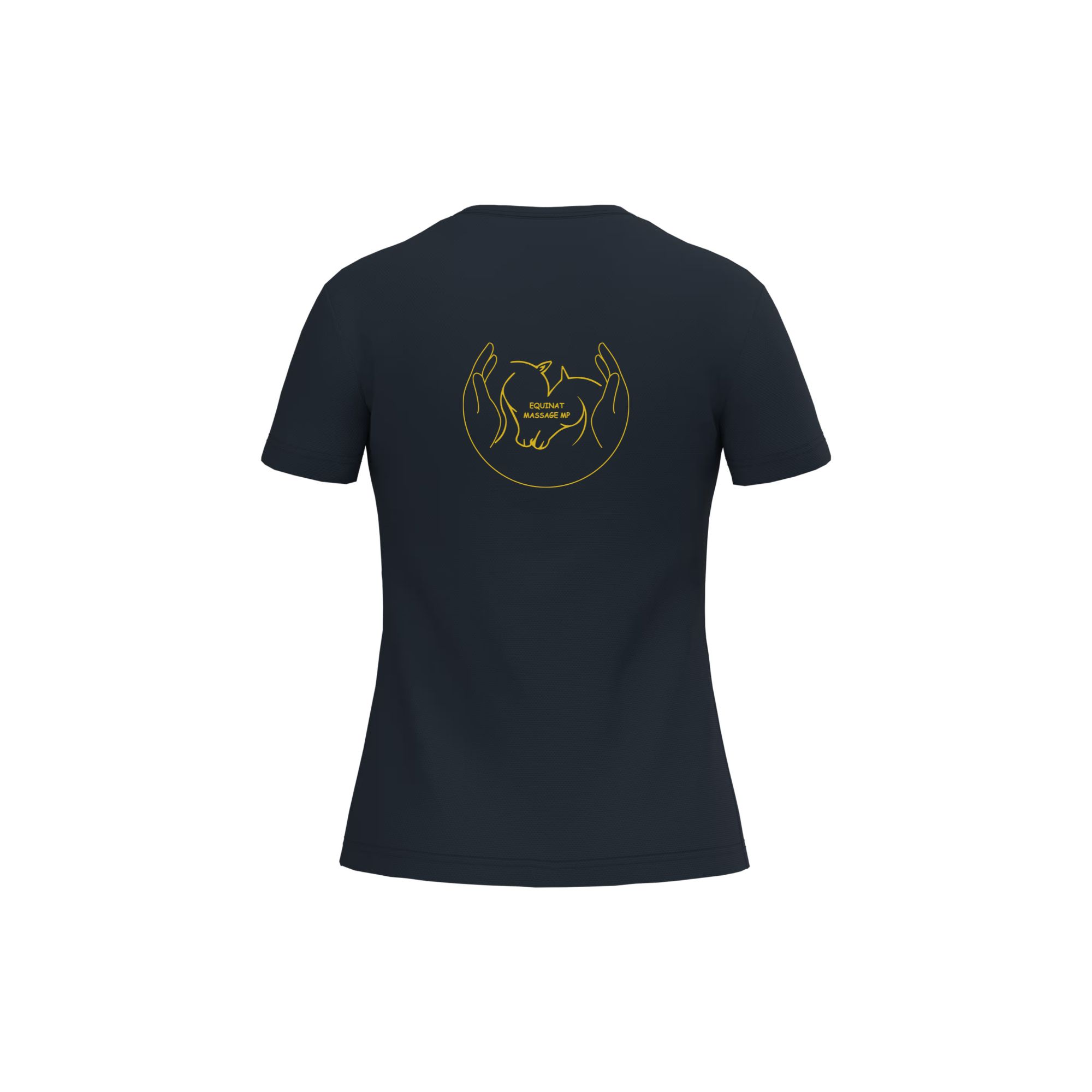 T-Shirt respirant (femme) - EQUINAT MASSAGE MP - Navy - IB301 – Image 3