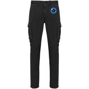 Pantalon cargo (femme) - M POKER CLUB RIORGES - Noir - NS741