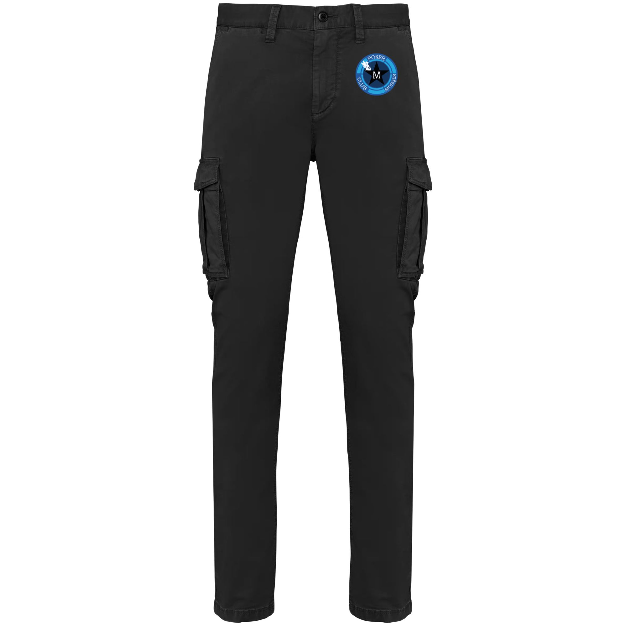 Pantalon cargo (femme) - M POKER CLUB RIORGES - Noir - NS741