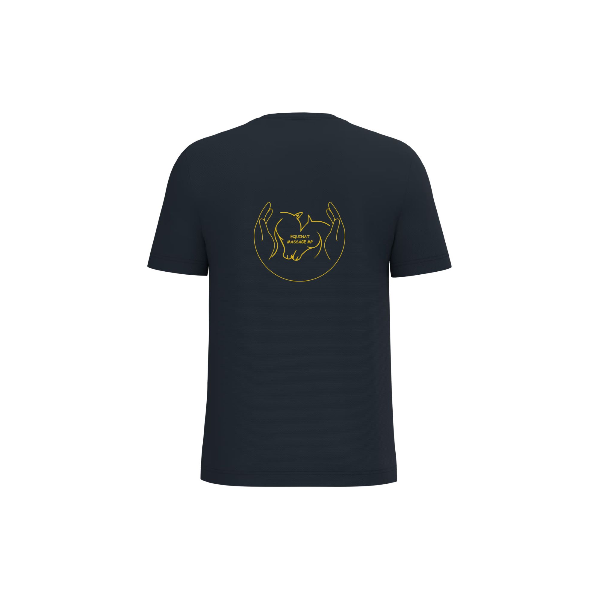 T-Shirt respirant (enfant) - EQUINAT MASSAGE MP - Navy - IB302 – Image 3