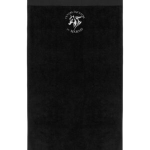 Serviette éponge – Centre Equestre du Marais (39) - noir - k111