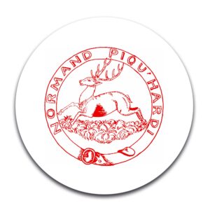 STICKER ROND - Association de vénerie du pavillon - STI001